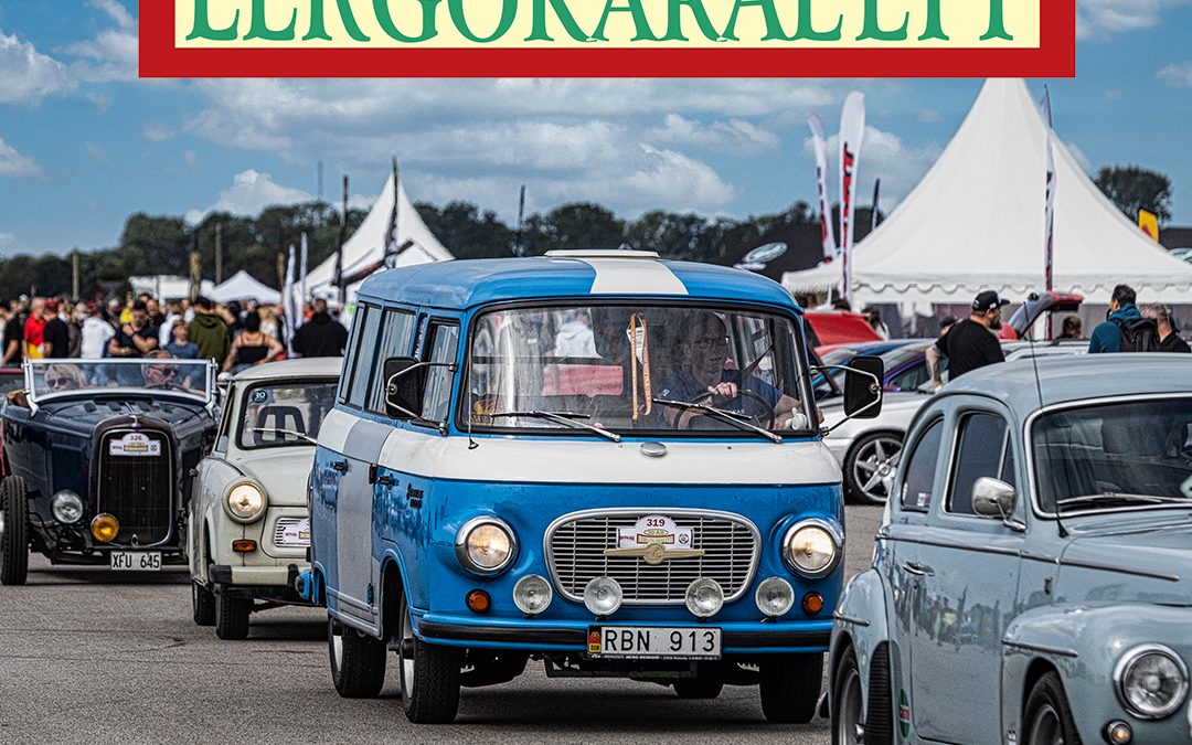 Klassiska bilar i Lergökarallyt som är ett av Södra Sveriges största veteran & sportbilsrally!