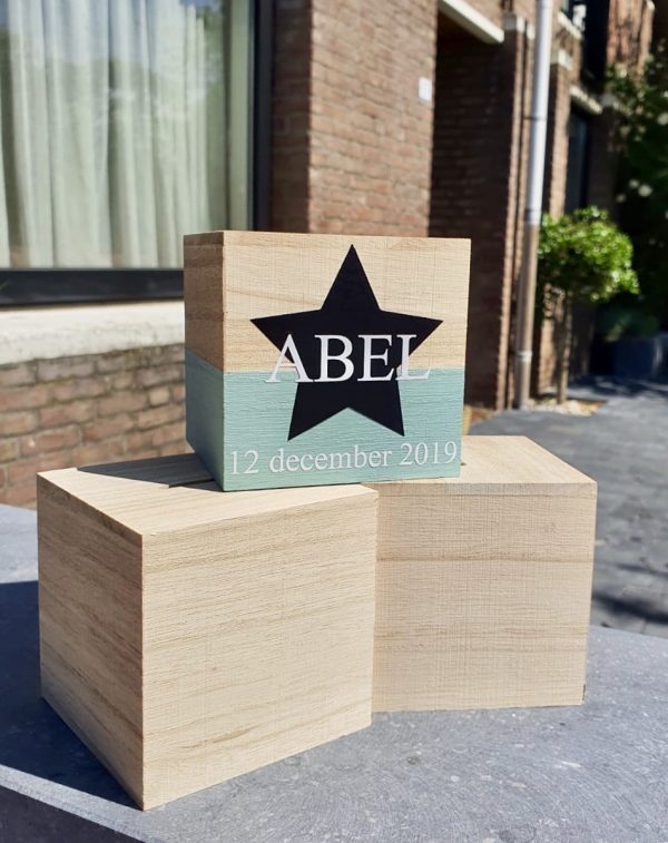 Spaarpotje hout