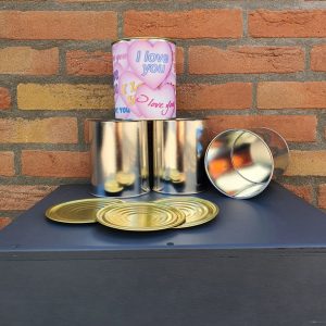 “Blikken” cadeau verpakking