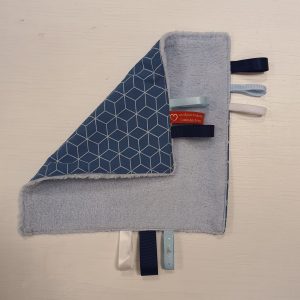 Knuffeldoek blauw