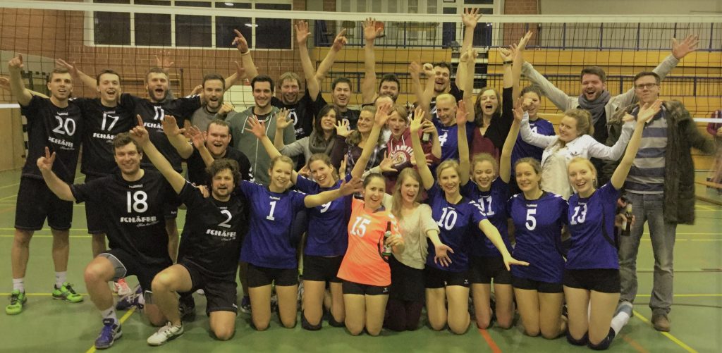 Volleyball mitten in Mainz