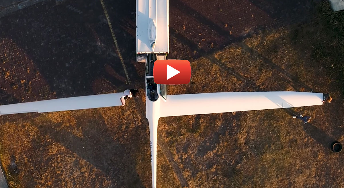 Hoe zet je een zweefvliegtuig in elkaar? - Vliegclub Haamstede