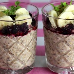 Veganer.nu-overnight oats med chiafrø, kanel og frisk frugt