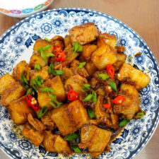 Vegan Vietnamese Braised Pork Belly - Thịt kho tàu chay-image