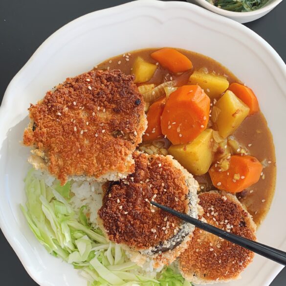 Eggplant Katsu Curry Veggie Anh