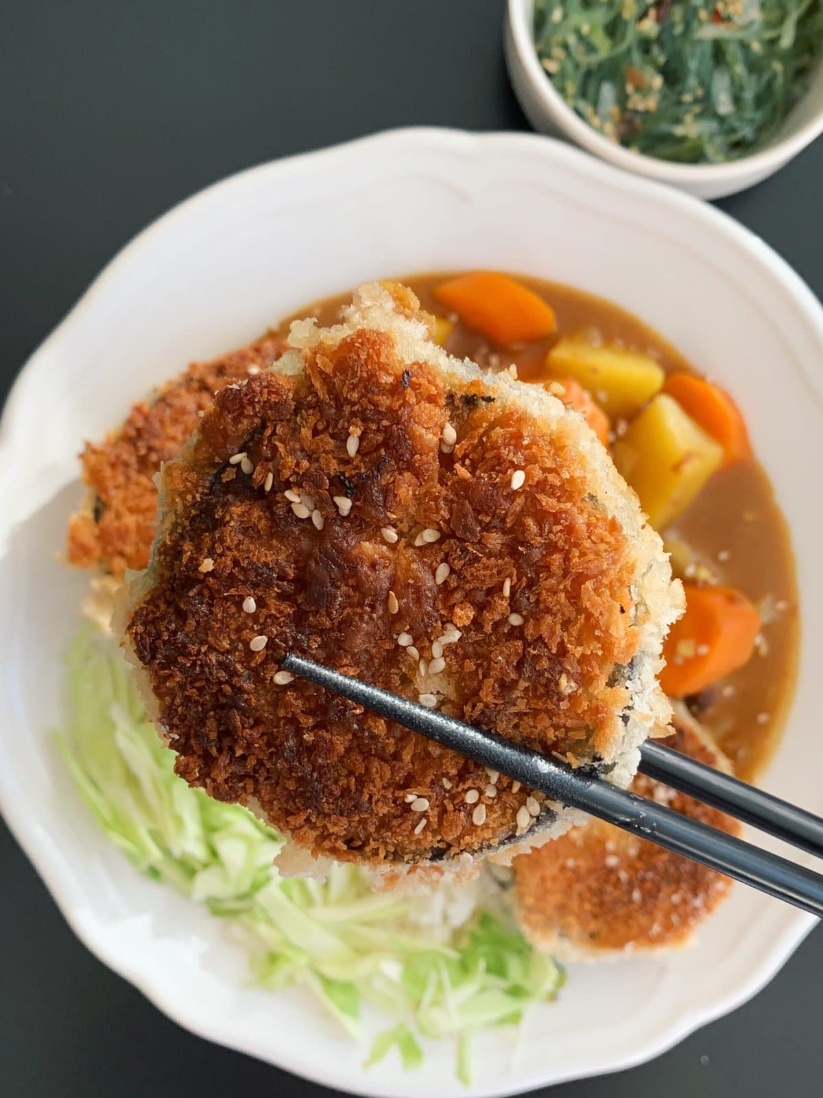 Eggplant Katsu Curry Veggie Anh