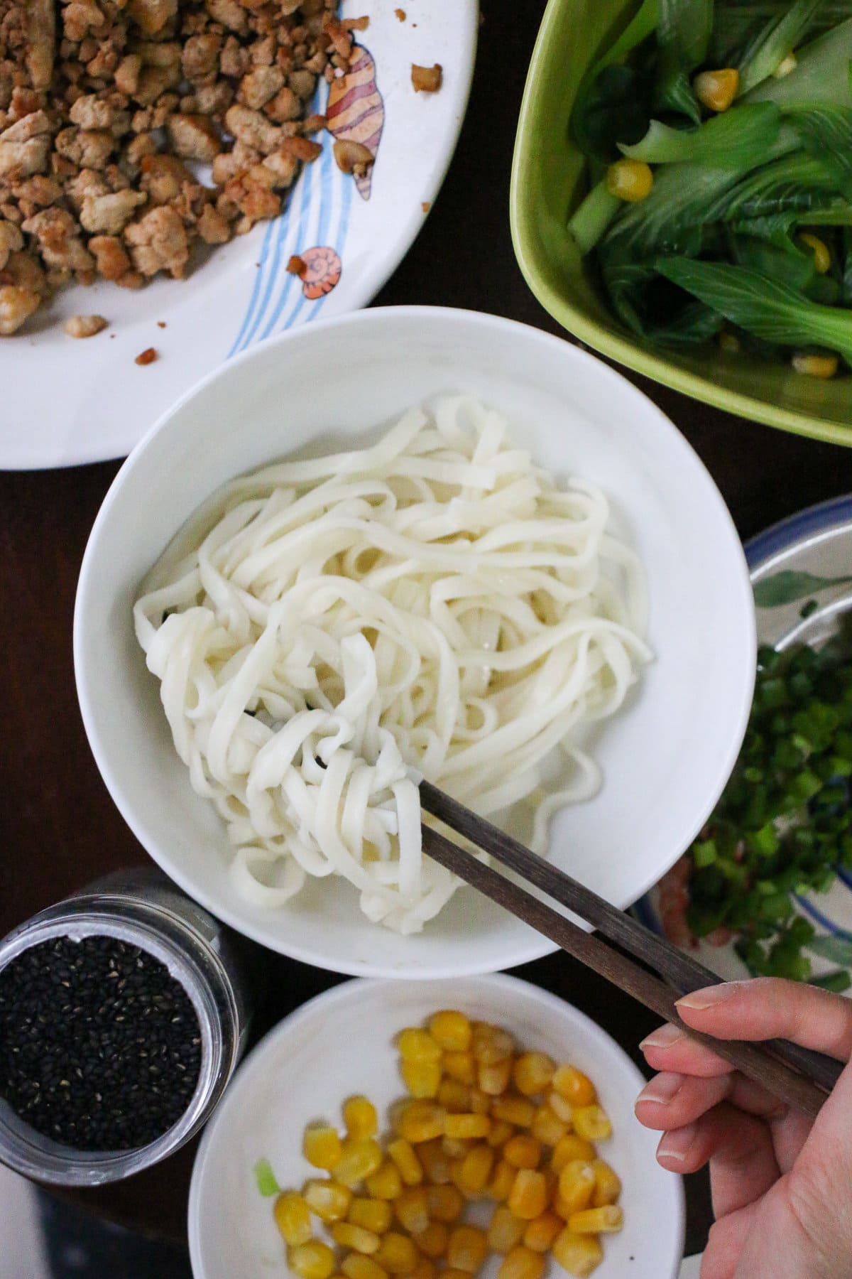 Vegan Tantanmen (Sesame Ramen with Tofu) Veggie Anh