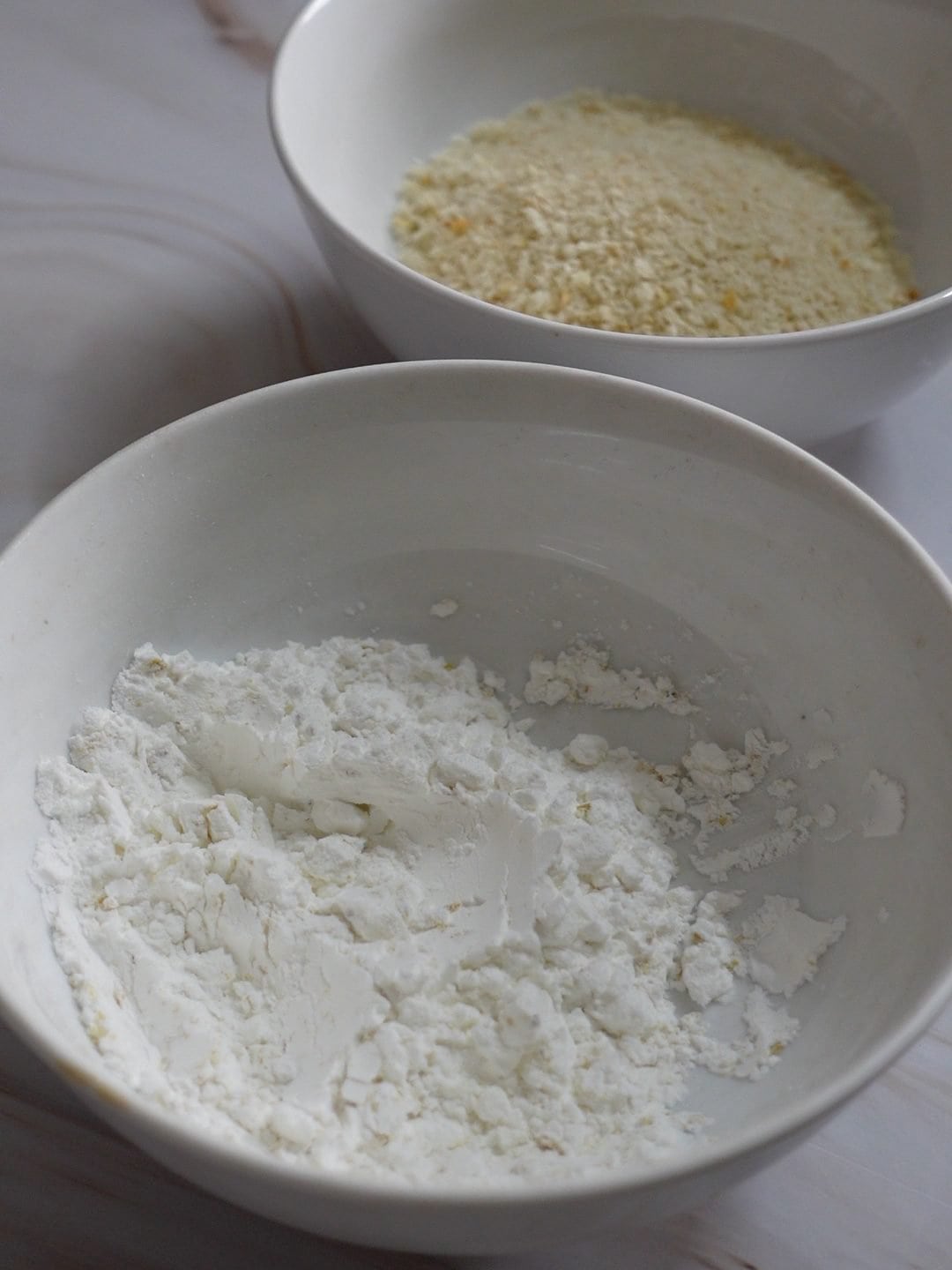 Prepare two bowls