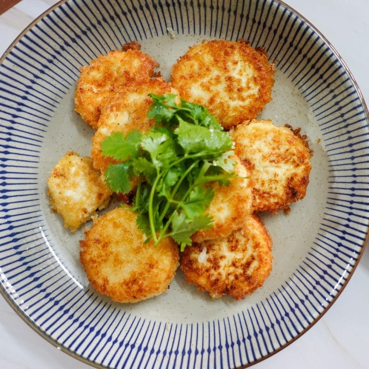 Fried Silken Tofu Veggie Anh