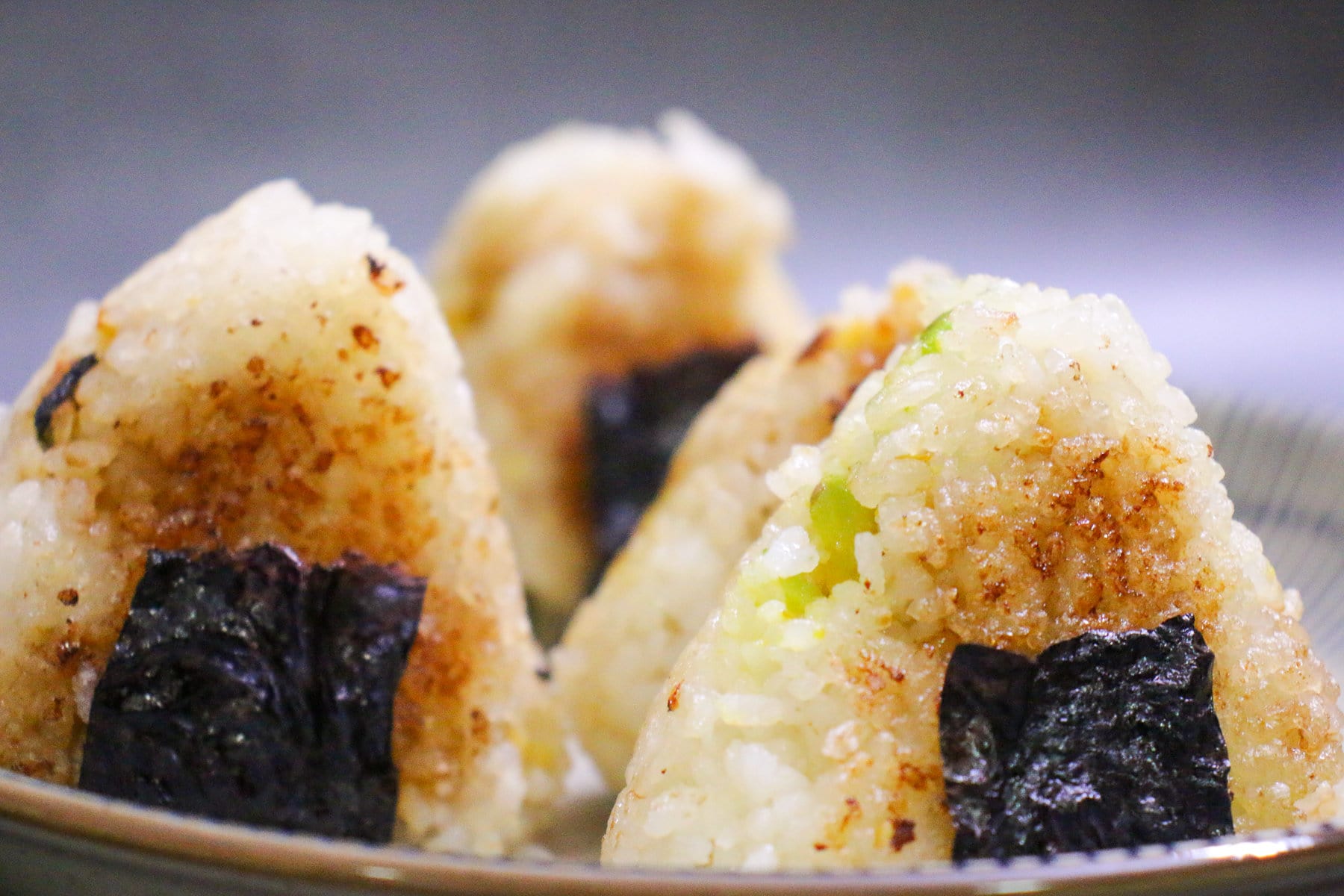 Yaki Onigiri (Japanese Grilled Rice Balls) - Veggie Anh
