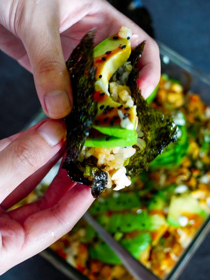 Vegan Sushi Bake - Veggie Anh