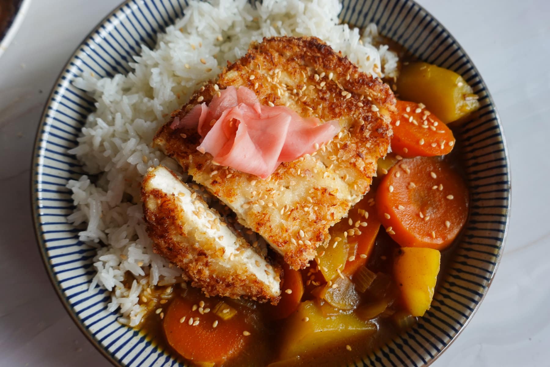 Vegan Tofu Katsu Curry