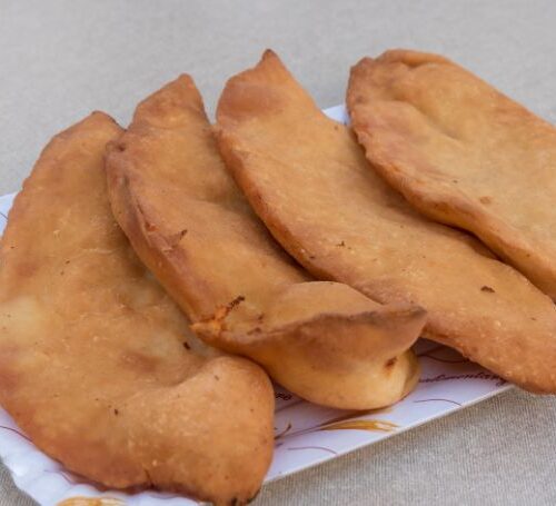 tray of panzerotti, one of Bari's most famous street foods