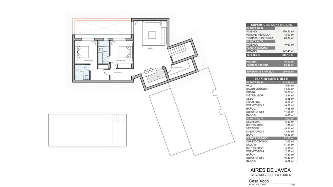 Casa Xodo Floorplan