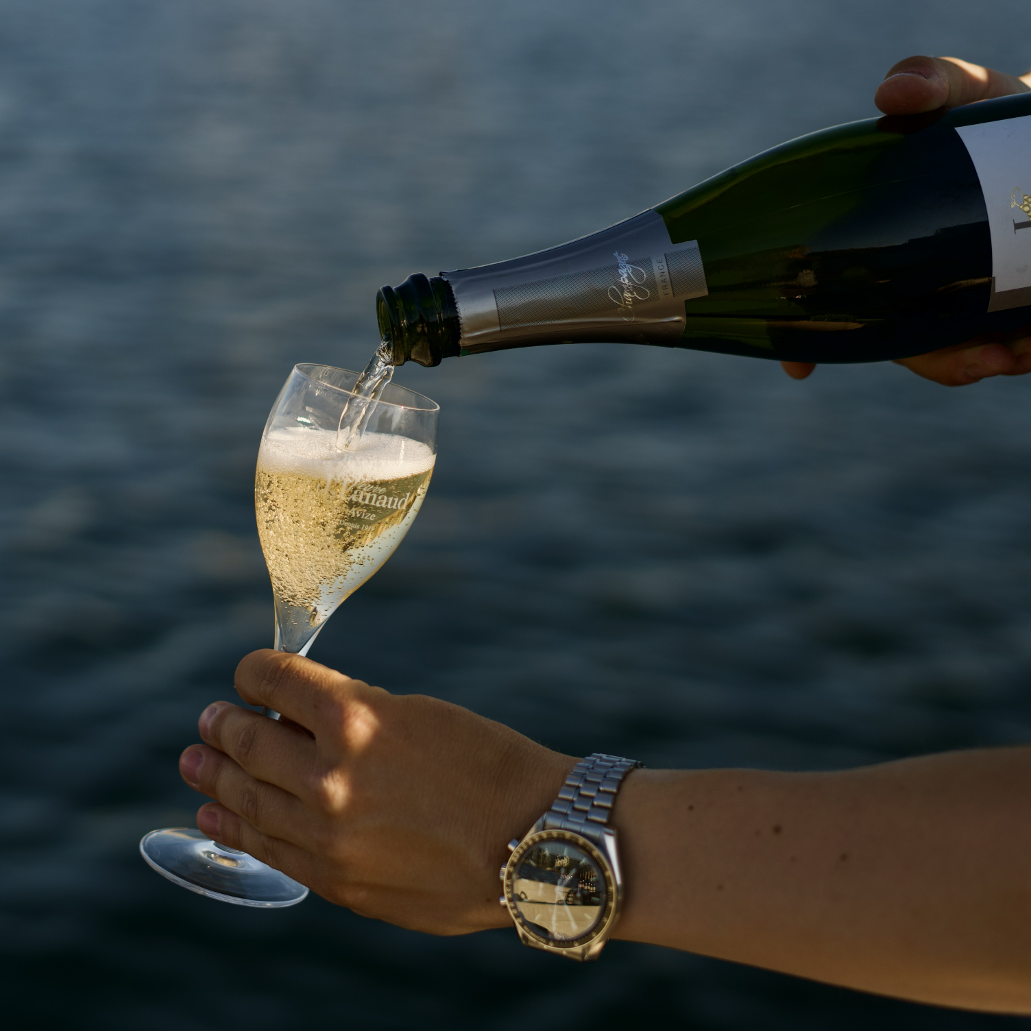 Champagnesmagning goboat