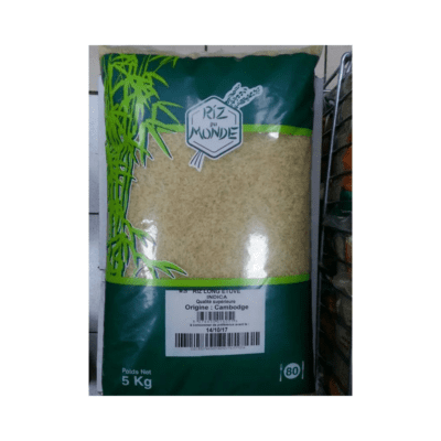 Riz rond, Riz long grain étuvé indica