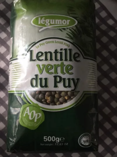 LENTILLES VERTE