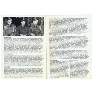 Dad's Army, signed theatre programme