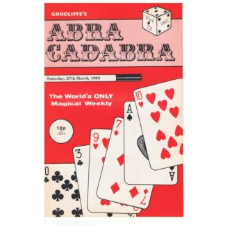 27th March 1982 - Goodliffe's Abracadabra