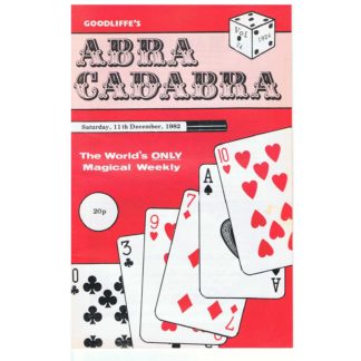 11th December 1982 - Goodliffe's Abracadabra