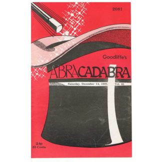 14th December 1985 - Goodliffe's Abracadabra