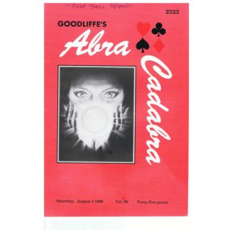 4th August 1990 - Goodliffe's Abracadabra