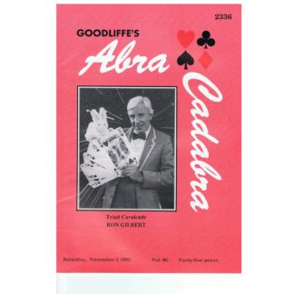 3rd November 1990 - Goodliffe's Abracadabra