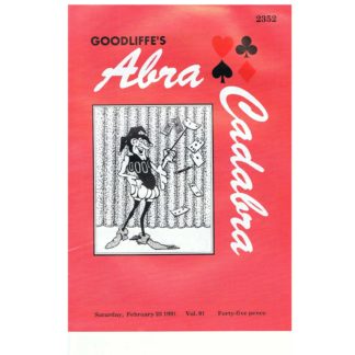 23rd February 1991 - Goodliffe's Abracadabra