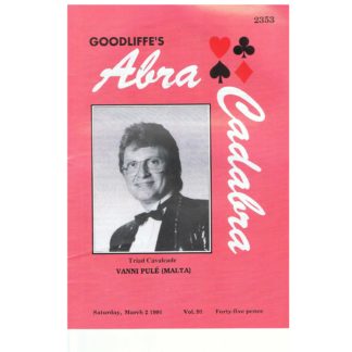 2nd March 1991 - Goodliffe's Abracadabra