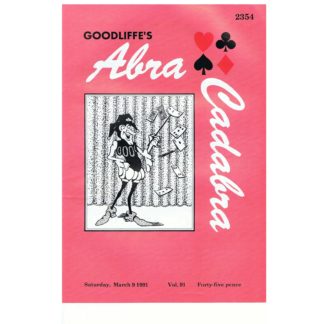 9th March 1991 - Goodliffe's Abracadabra
