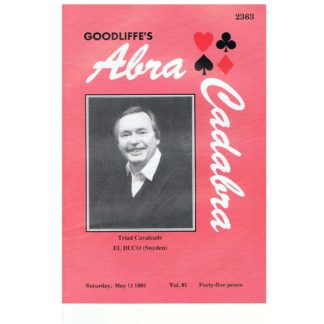 11th May 1991 - Goodliffe's Abracadabra