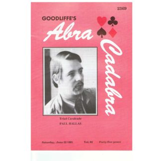 22nd June 1991 - Goodliffe's Abracadabra
