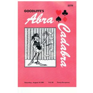 10th August 1991 - Goodliffe's Abracadabra
