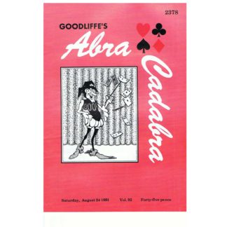 24th August 1991 - Goodliffe's Abracadabra