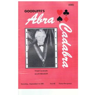 14th September 1991 - Goodliffe's Abracadabra