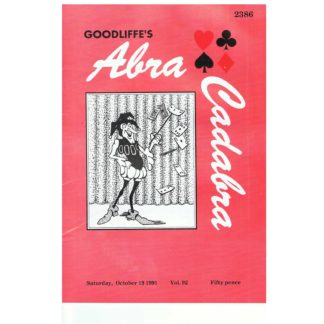 19th October 1991 - Goodliffe's Abracadabra