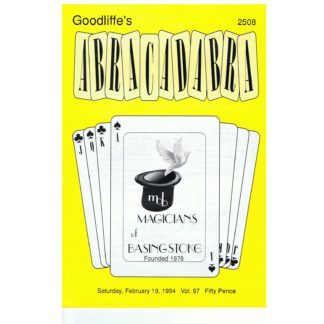 19th February 1994 - Goodliffe's Abracadabra