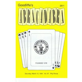 12th March 1994 - Goodliffe's Abracadabra