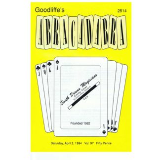 2nd April 1994 - Goodliffe's Abracadabra