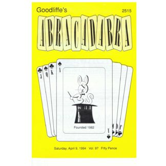 9th April 1994 - Goodliffe's Abracadabra