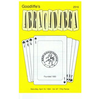 16th April 1994 - Goodliffe's Abracadabra
