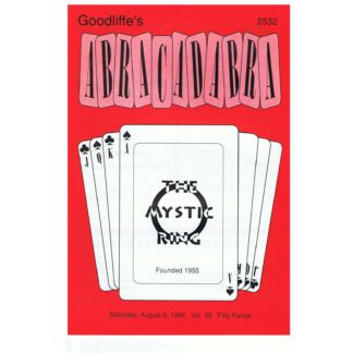 6th August 1994 - Goodliffe's Abracadabra