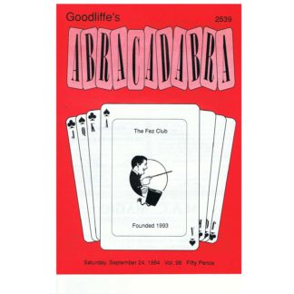 24th September 1994 - Goodliffe's Abracadabra