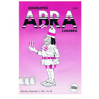3rd December 1994 - Goodliffe's Abracadabra