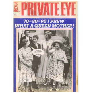 3rd August 1990 - Private Eye - issue 747