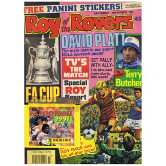 24th November 1990 - Roy of the Rovers