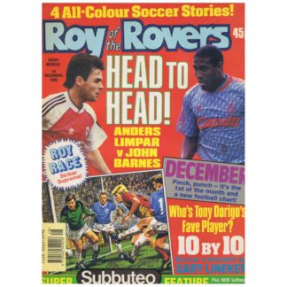 1st December 1990 - Roy of the Rovers