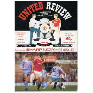 10th May 1989 - Manchester United FC programme