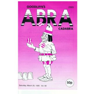 25th March 1995 – Goodliffe’s Abracadabra