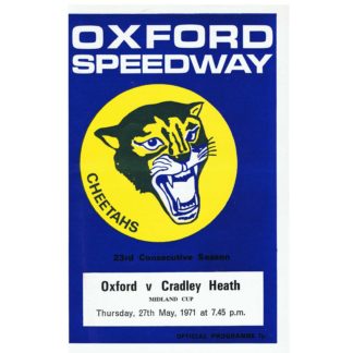 27th May 1971 – Oxford Speedway